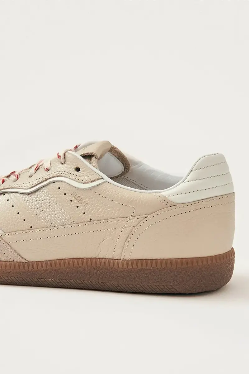 sneakers in camoscio Tb.490 donna colore beige S100709-01 miniatura 4