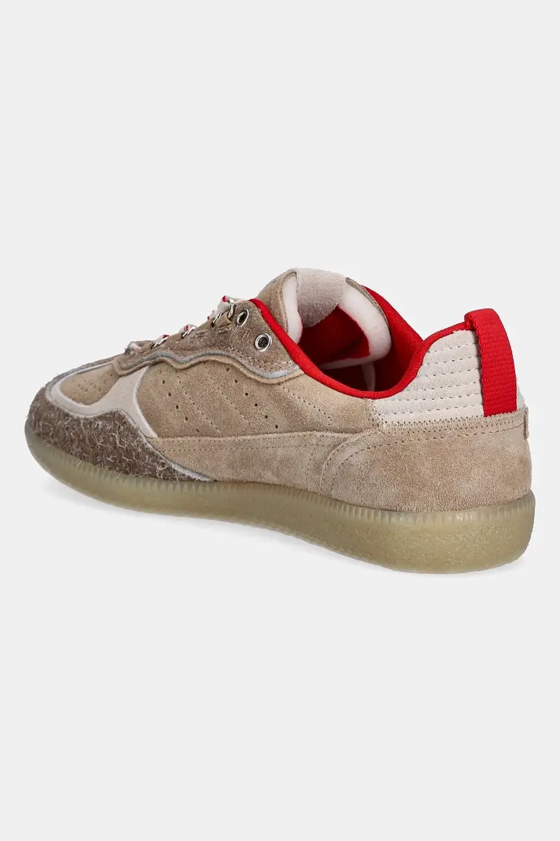 sneakers in camoscio Tb.490 donna colore beige S100979.02 miniatura 3