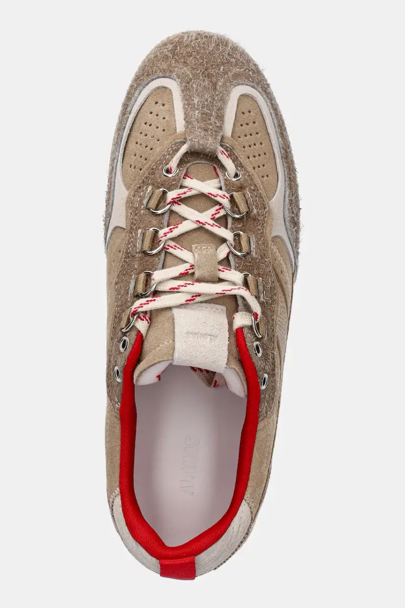 sneakers in camoscio Tb.490 donna colore beige S100979.02 miniatura 4