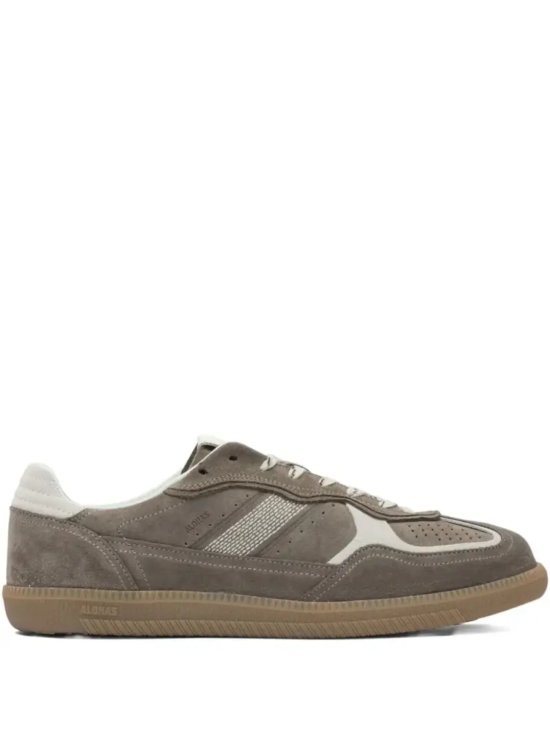 Alohas Sneakers marrone in pelle scamosciata