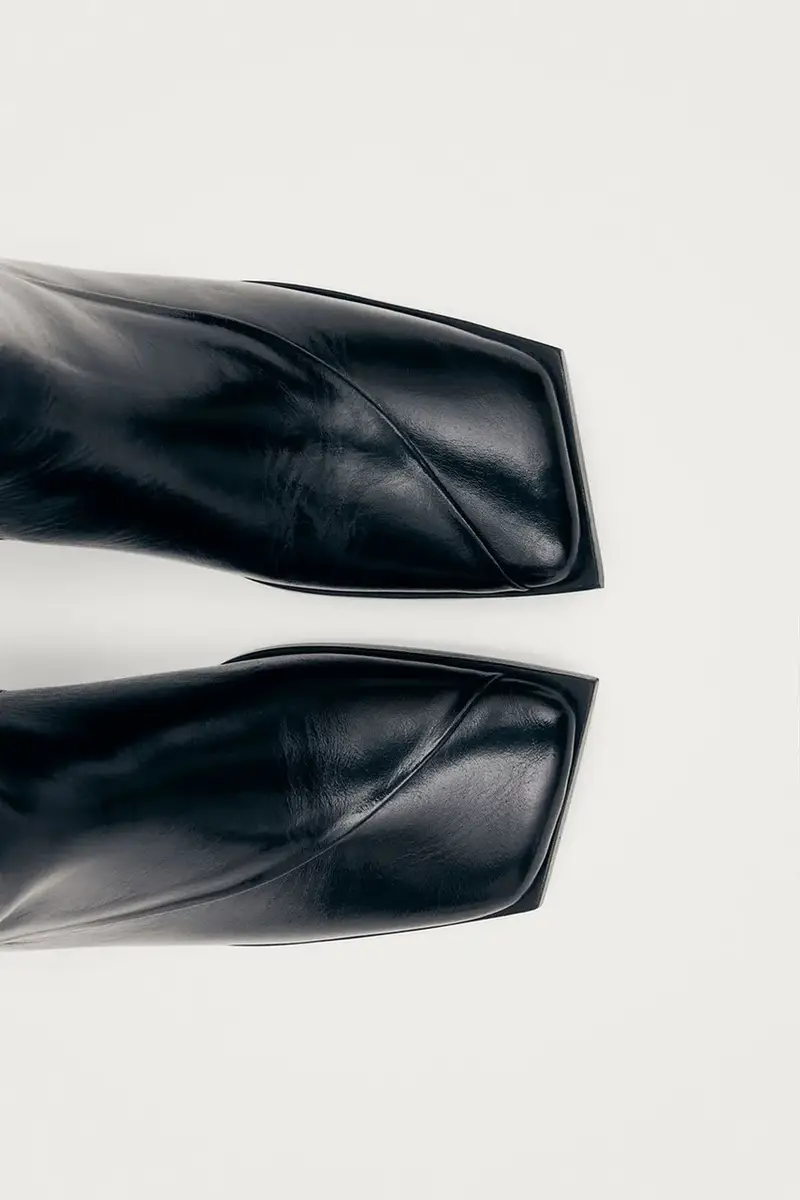 stivaletti alla caviglia in pelle Chantal donna colore nero S100988-01 miniatura 5