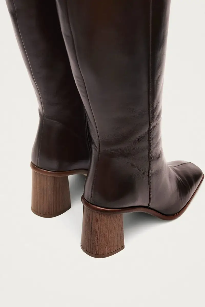 stivali in pelle East donna colore marrone BTWEC1-30 miniatura 3