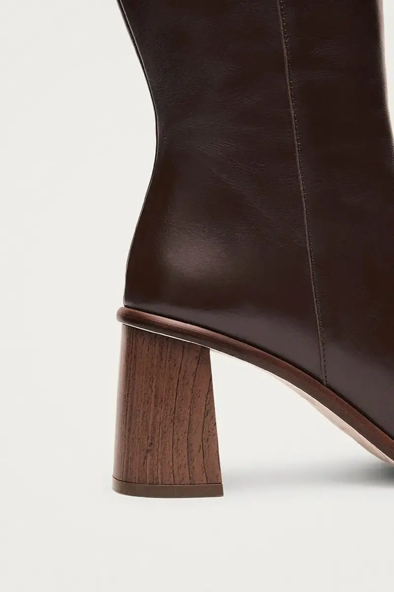 stivali in pelle East donna colore marrone BTWEC1-30 miniatura 4