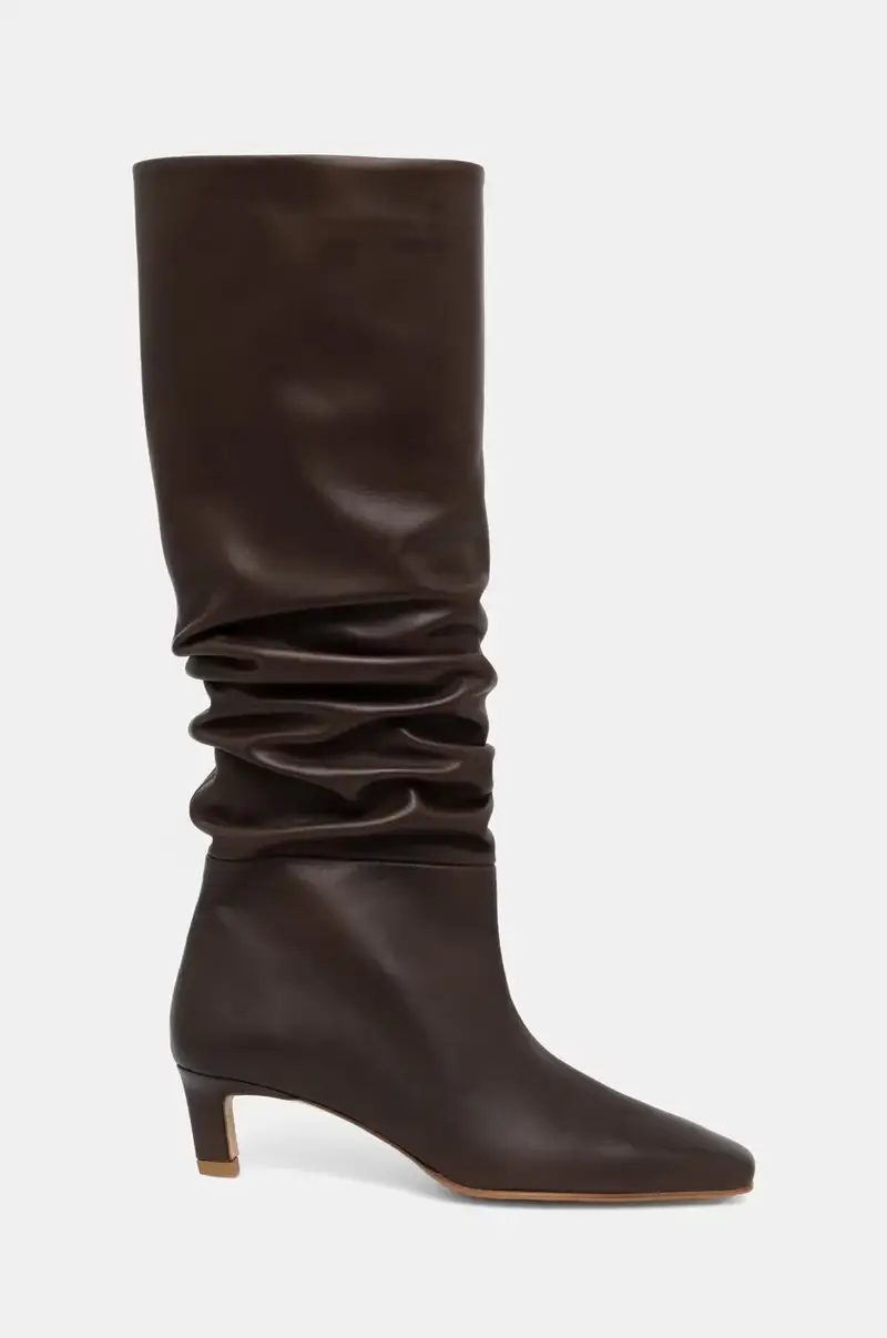 stivali in pelle Kalila Marrone miniatura 2