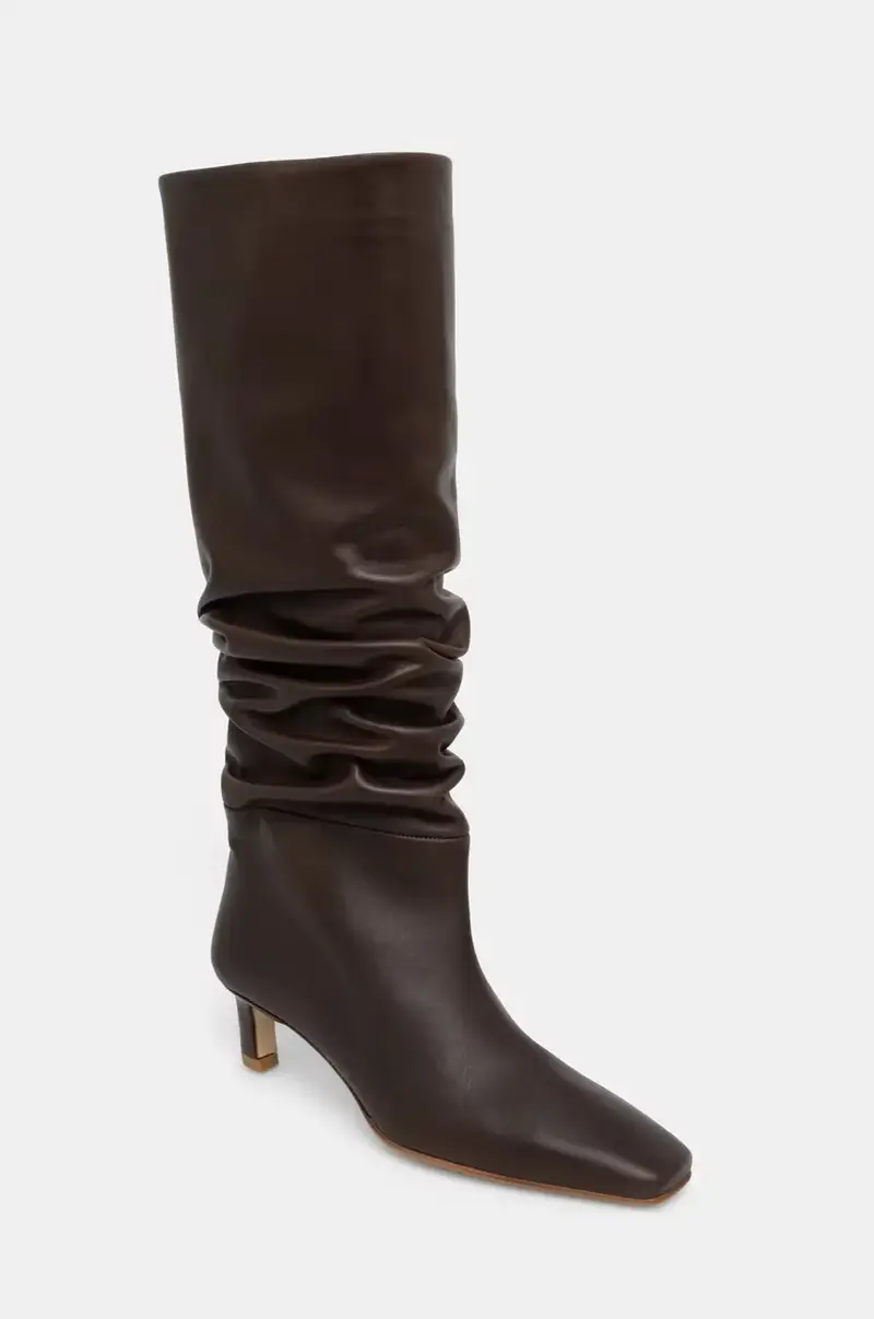 stivali in pelle Kalila Marrone