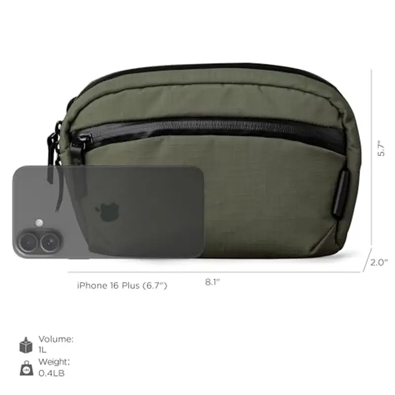 ALPAKA Borsa a tracolla Uomo Verde 1606075 miniatura 2