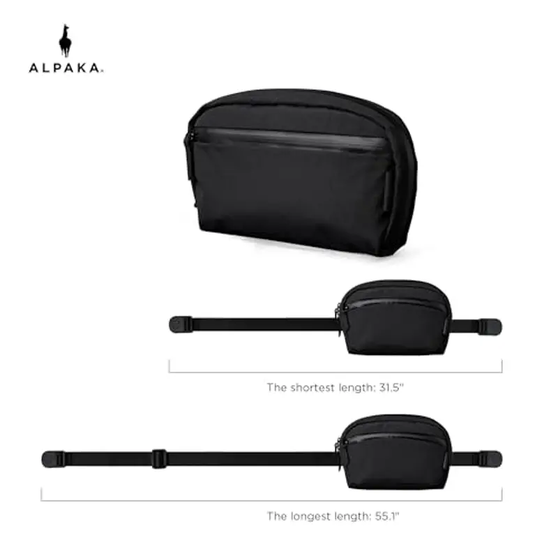 ALPAKA Borsa a tracolla Uomo Nero 1606074 miniatura 2