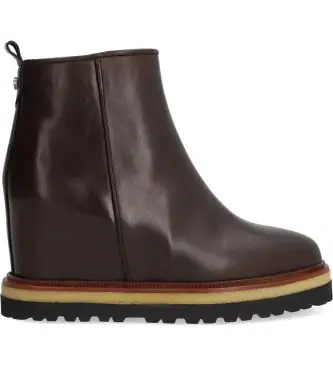 per donna 550636 Stivaletti in pelle Vanity 2 (40), 8 a 10cm, Cerniera, Casual, Granata