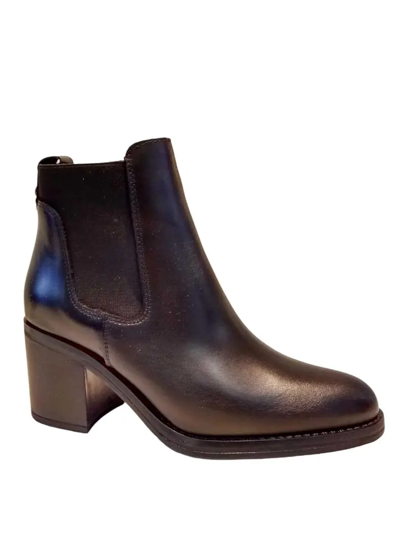 Stivaletti in pelle Nero