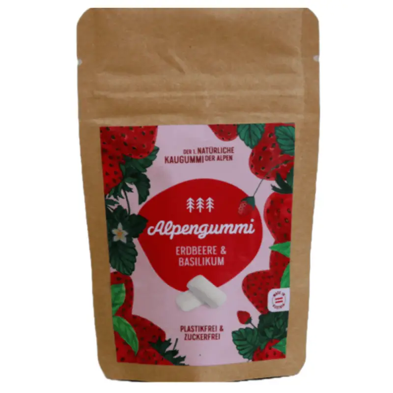 Gomme da Masticare - Fragola e Basilico 12 g