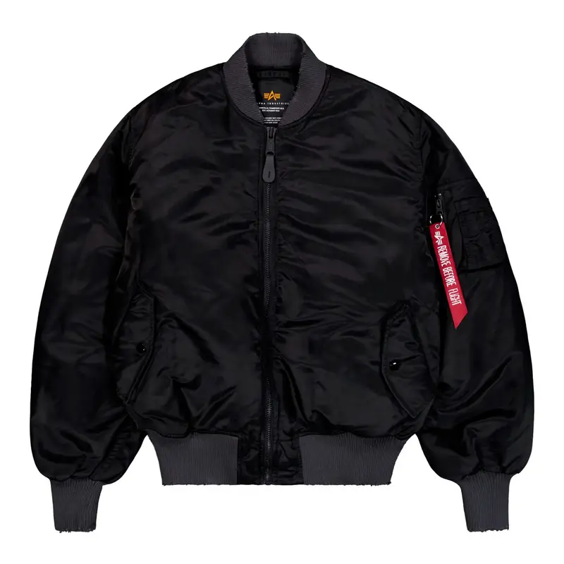 BOMBER MA1 DISTRESSED