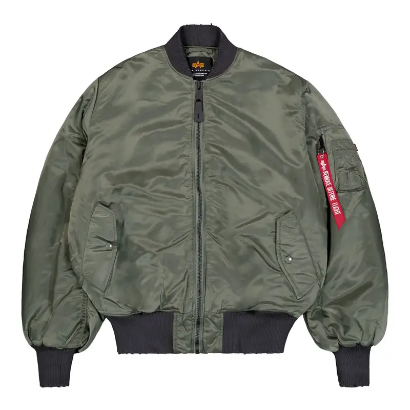 BOMBER MA1 DISTRESSED