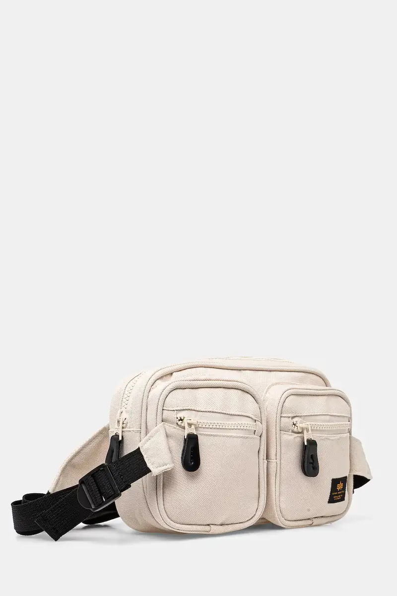 borsetta Label Waist Bag Beige miniatura 2
