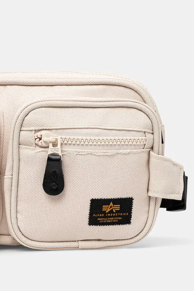 borsetta Label Waist Bag Beige miniatura 3