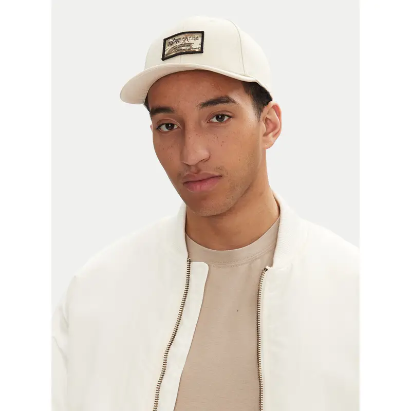Cappellino Alpha Industries Crew Camo 156903 Écru Écru