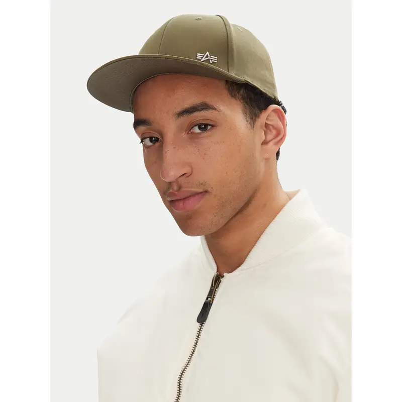 Cappellino Alpha Industries Metal Label 156905 Verde