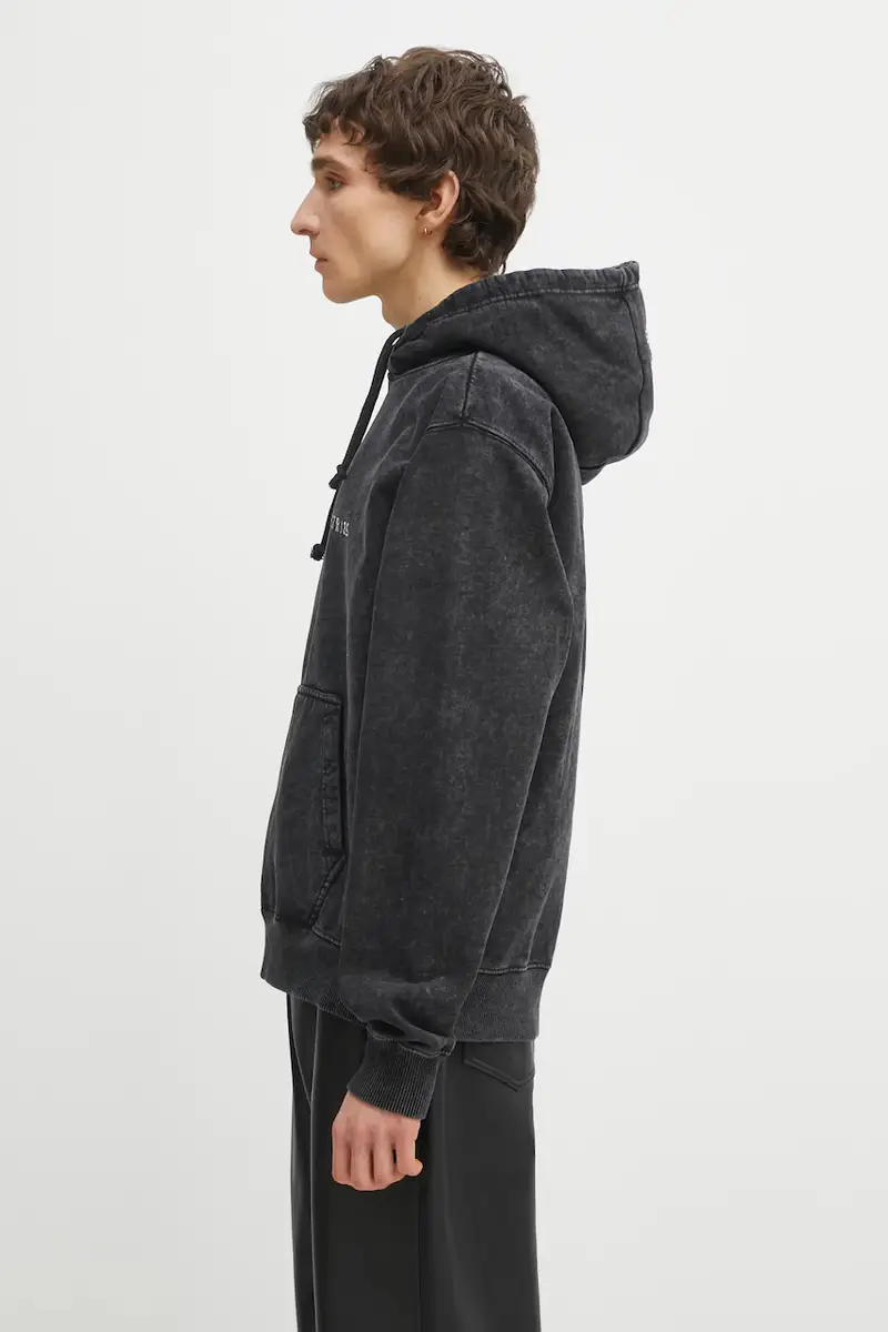 felpa Acid Logo Hoodie Nero miniatura 2