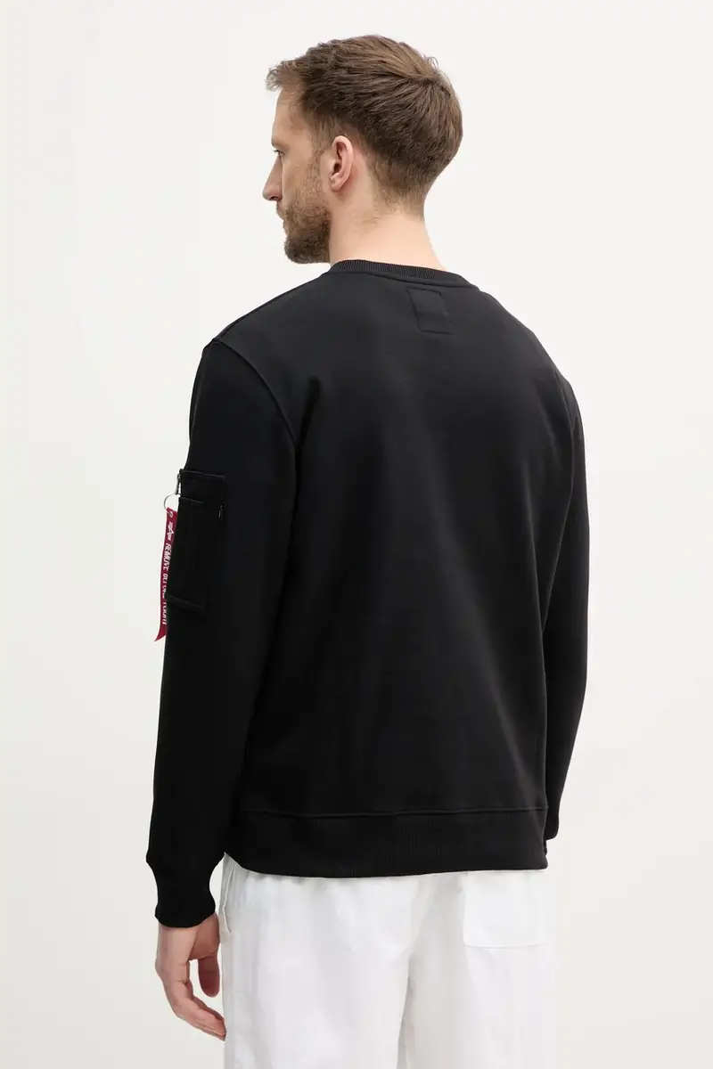 felpa College Camo Sweater uomo colore nero 146306 miniatura 3