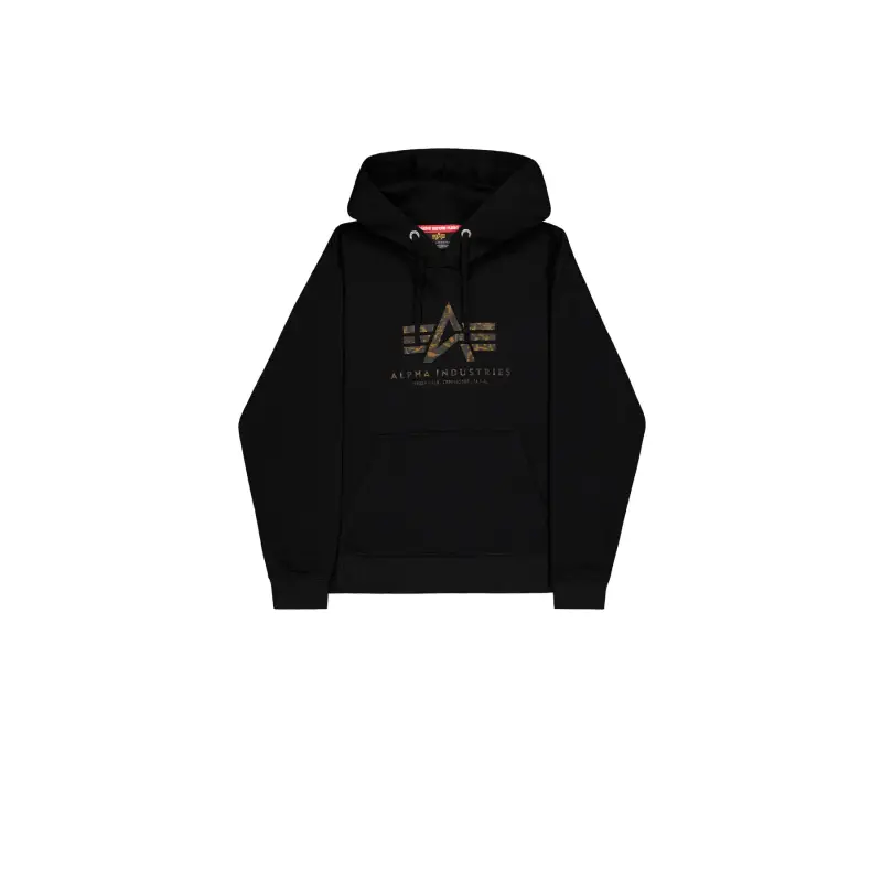Felpa con cappuccio Alpha Industries Basic Big Logo Effect Print