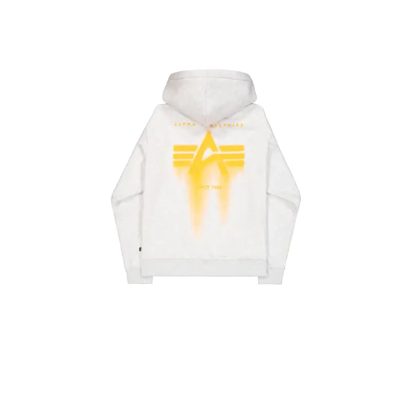 Felpa con cappuccio stampata Alpha Industries Spray