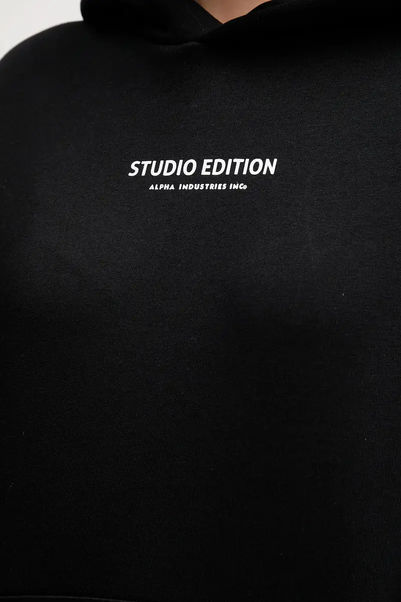 felpa donna colore nero con cappuccio 156042.03 miniatura 5