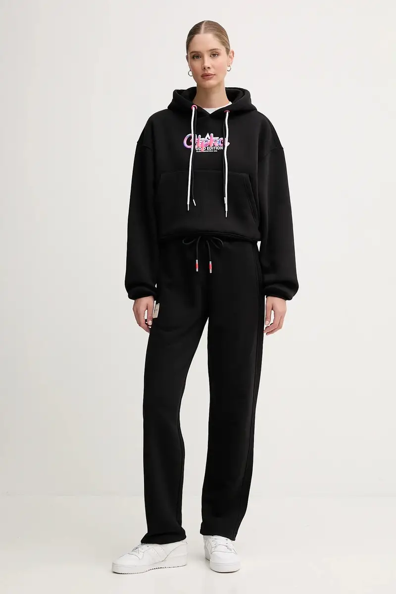 felpa donna colore nero con cappuccio 258042.03 miniatura 2