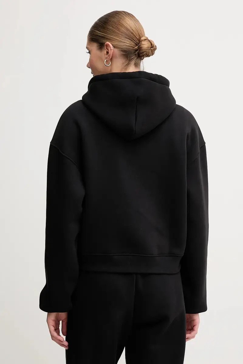 felpa donna colore nero con cappuccio 258042.03 miniatura 3