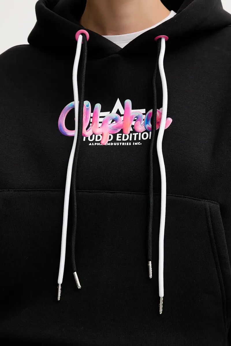 felpa donna colore nero con cappuccio 258042.03 miniatura 5