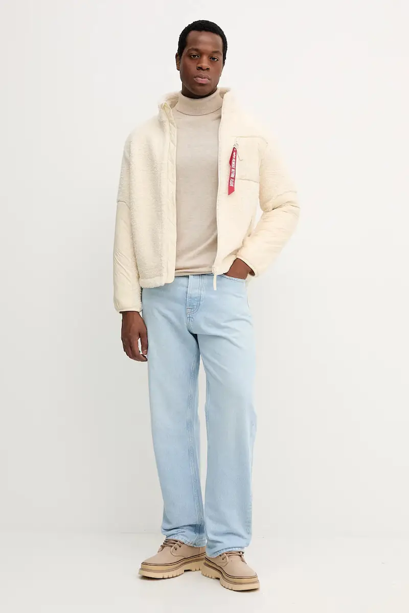 felpa uomo colore beige 148118.16 miniatura 2