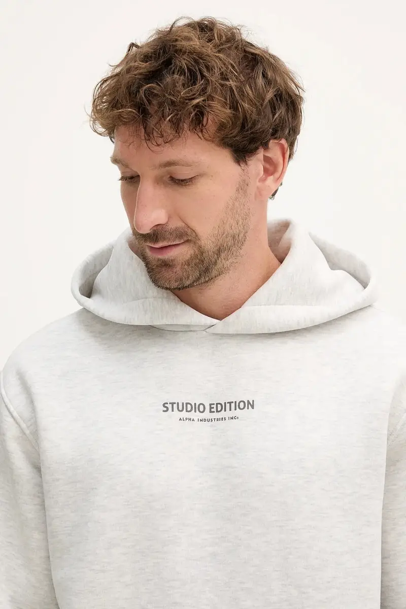 felpa uomo colore grigio con cappuccio 156339.752 miniatura 4