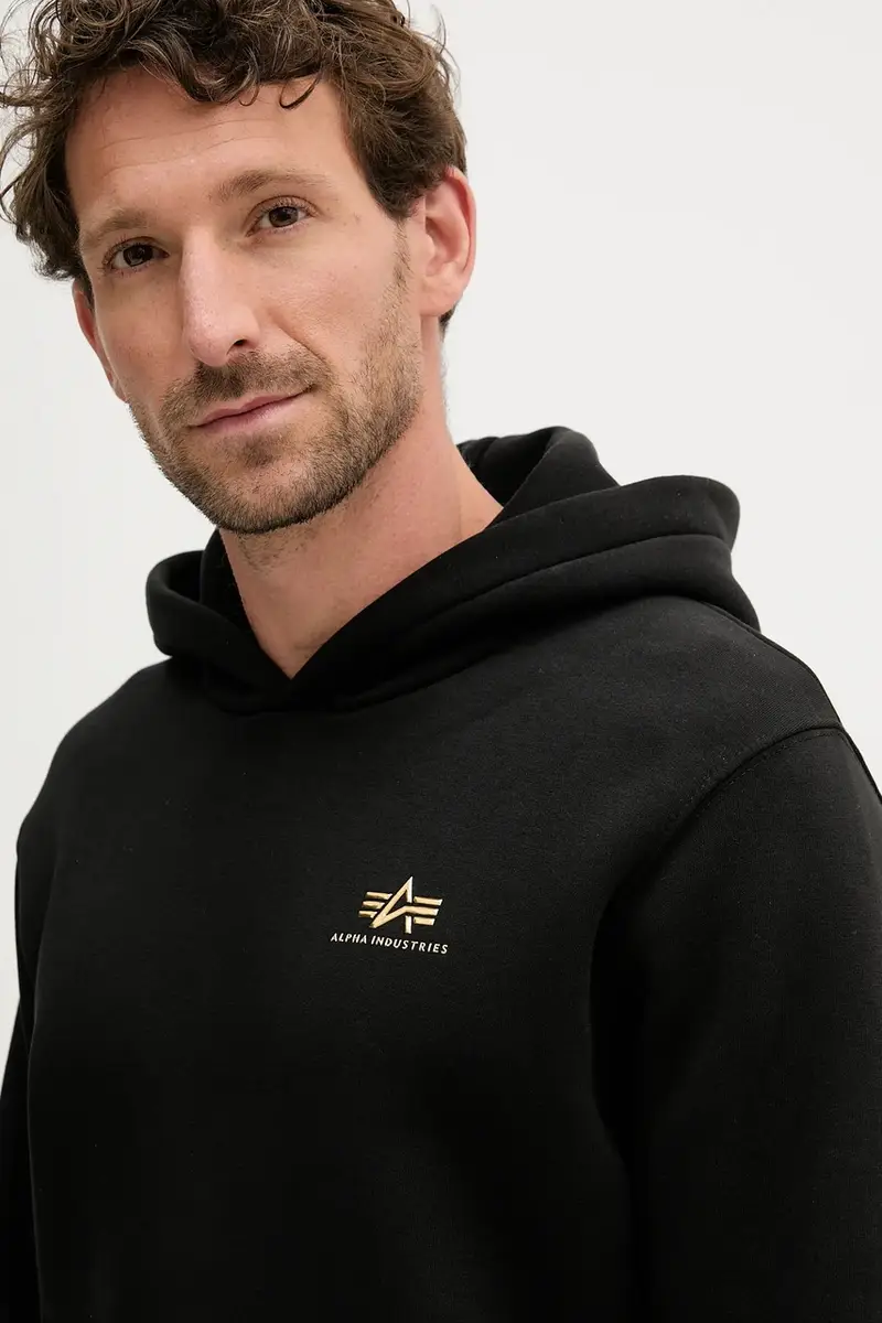 felpa uomo colore nero con cappuccio 148347.533 miniatura 4