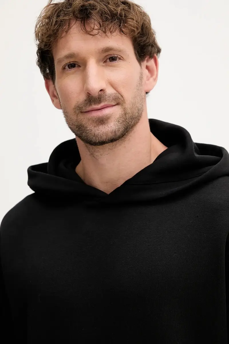 felpa uomo colore nero con cappuccio 156335.03 miniatura 4