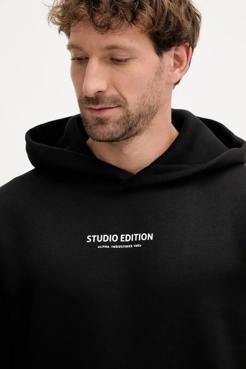 felpa uomo colore nero con cappuccio 156339.03 miniatura 4