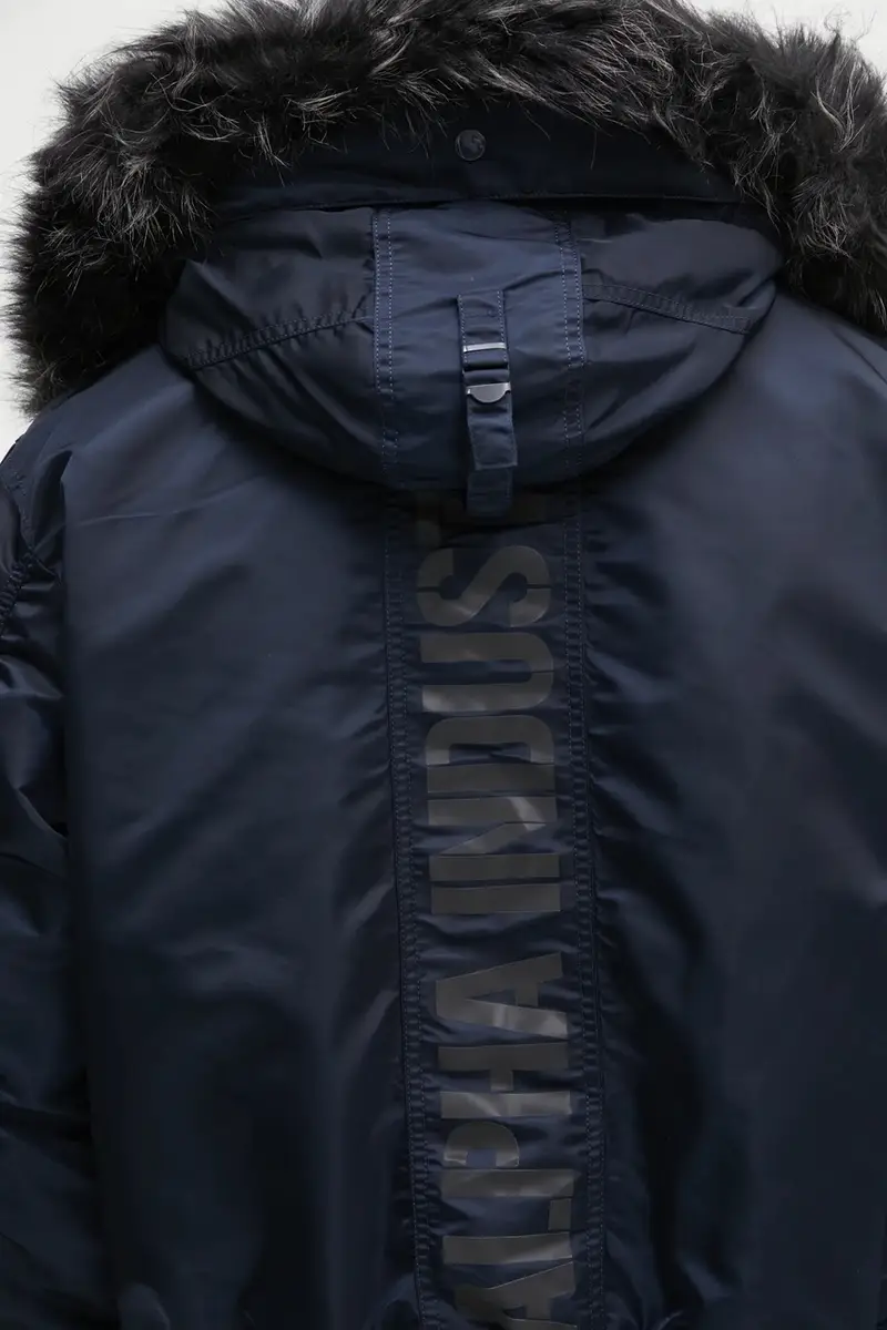 giacca 45/P Hooded Custom colore blu navy 113145 miniatura 5