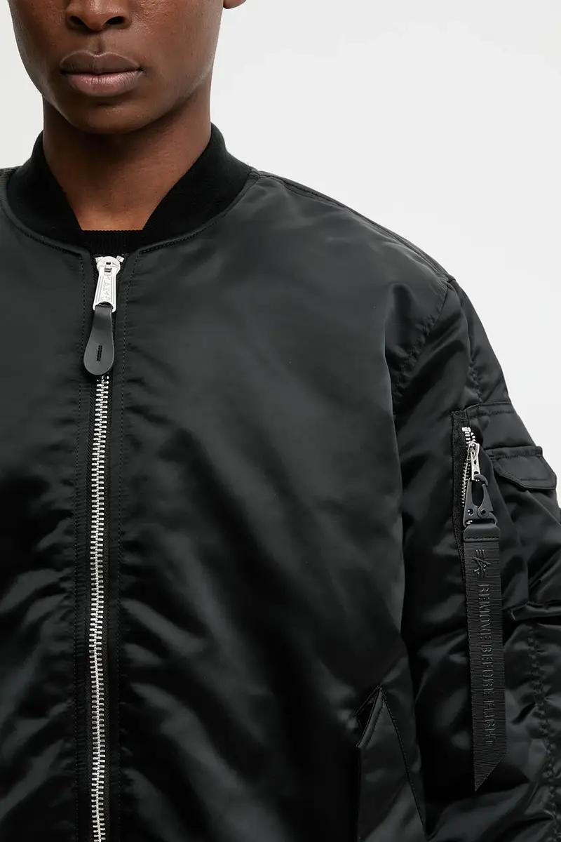 giacca 766027 colore nero MA-1 UV miniatura 5