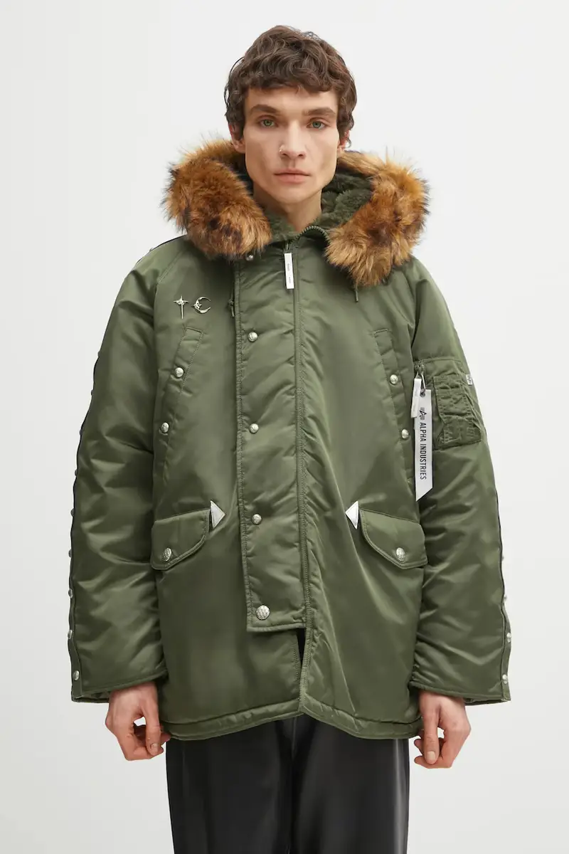 giacca Alpha x Thug Club N-3B Verde