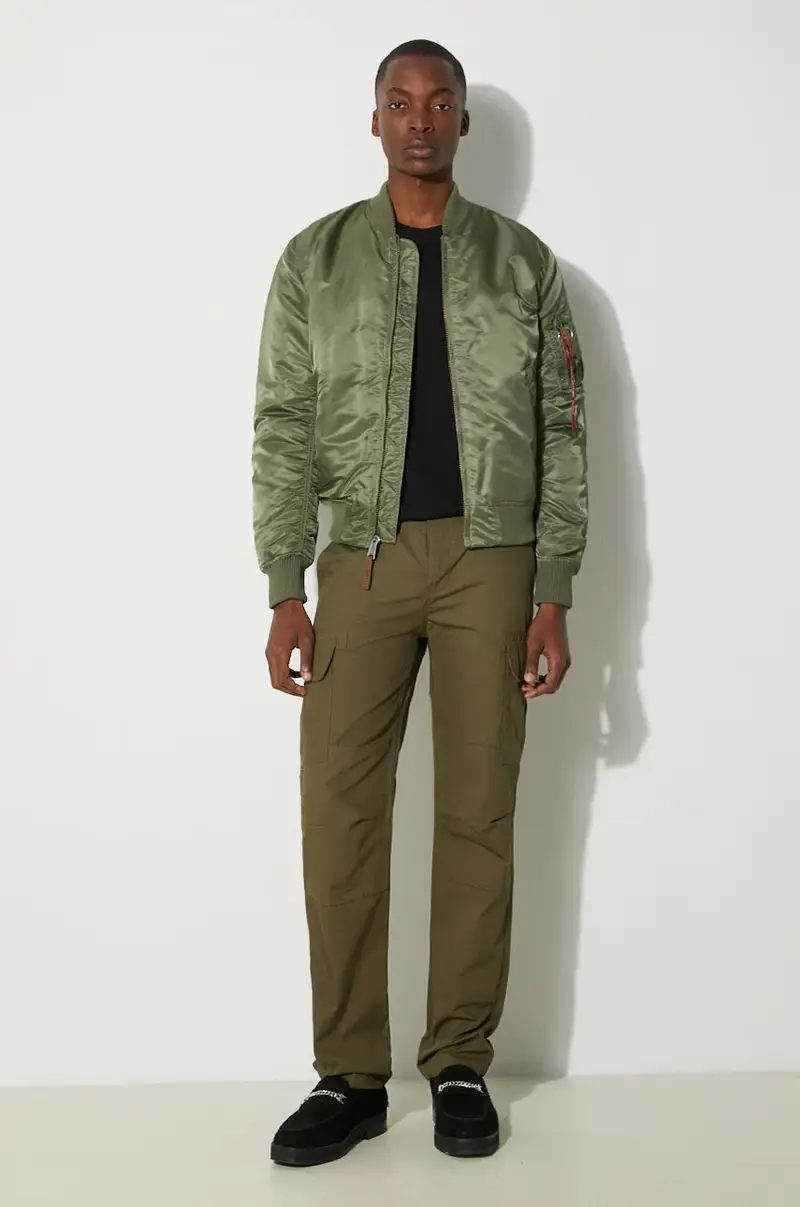giacca bomber ALPHA INDUSTRIES MA-1 VF 59 Verde miniatura 2