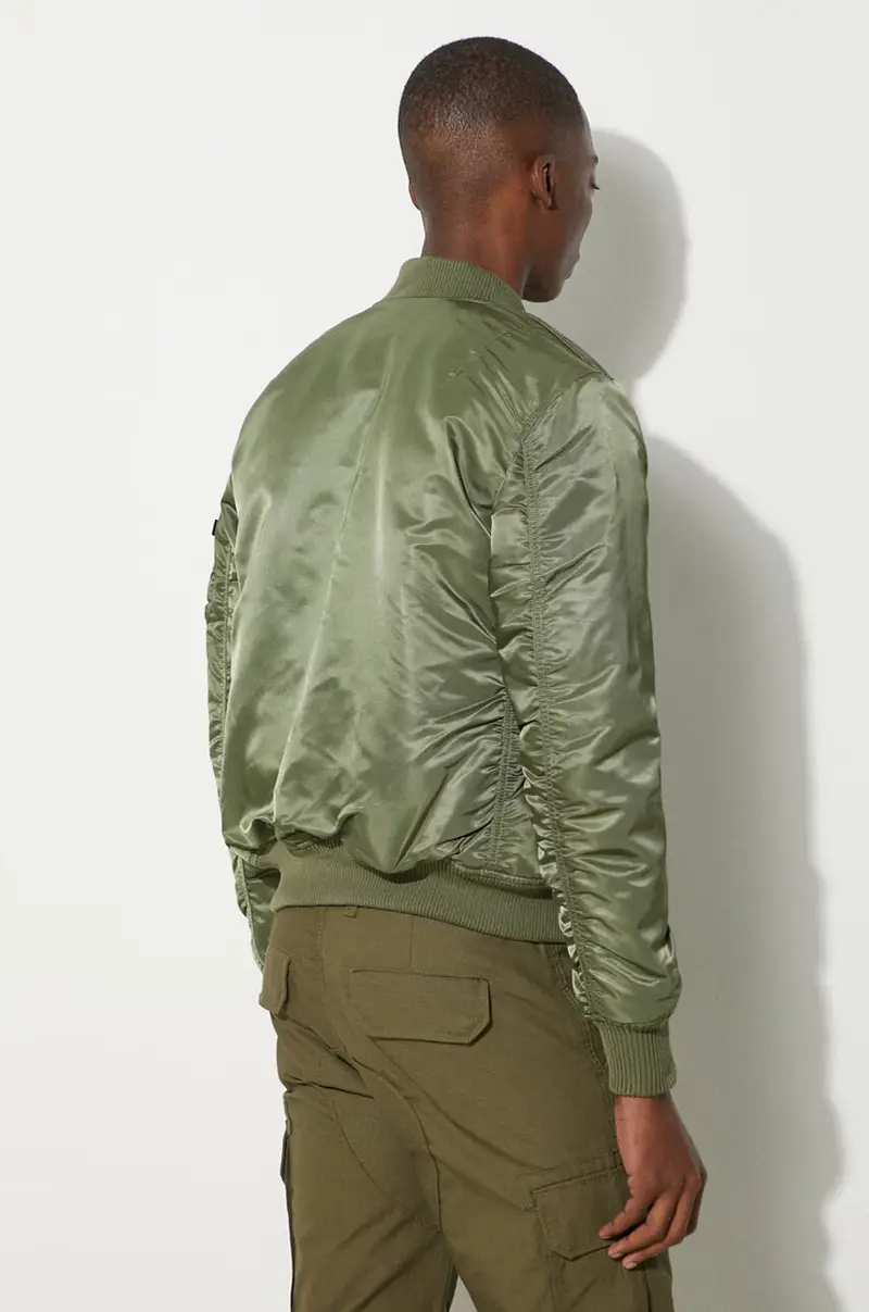 giacca bomber ALPHA INDUSTRIES MA-1 VF 59 Verde miniatura 3