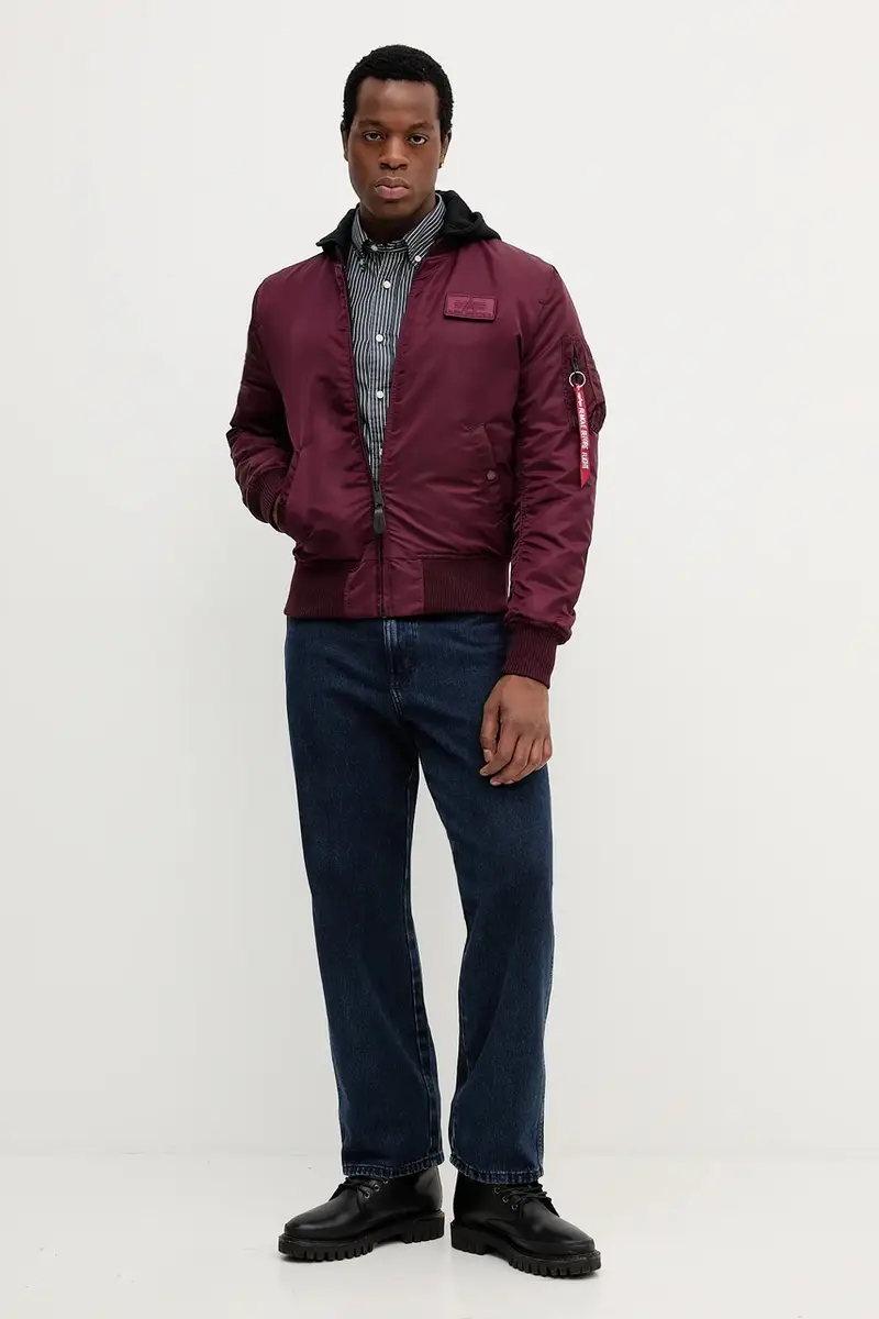 giacca bomber colore granata 128113.608 miniatura 2