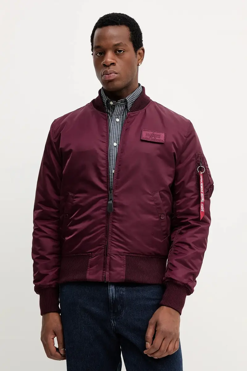 giacca bomber colore granata 128113.608 miniatura 4