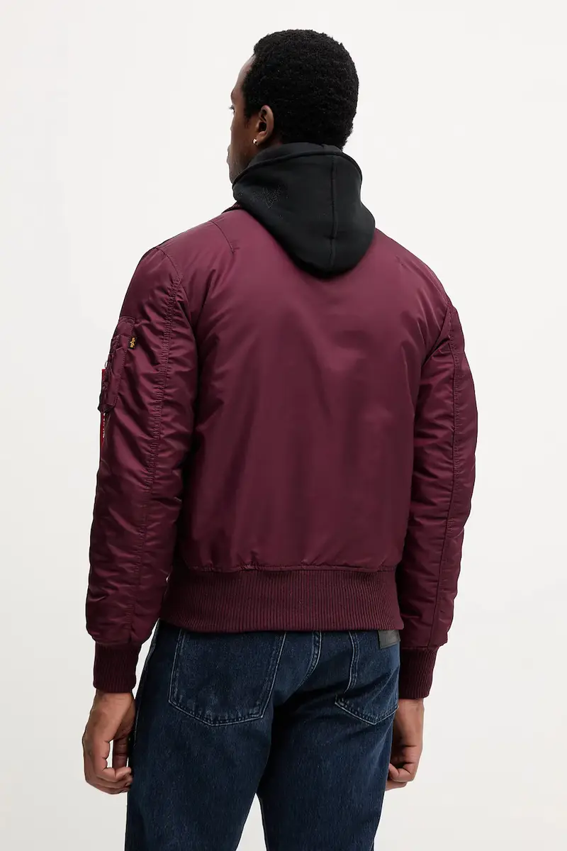 giacca bomber colore granata 183110.608 miniatura 3