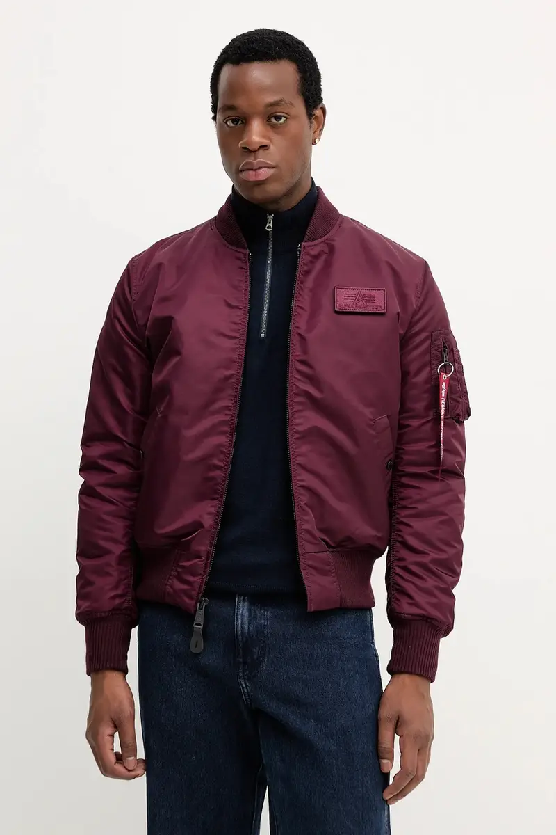 giacca bomber colore granata 183110.608 miniatura 4