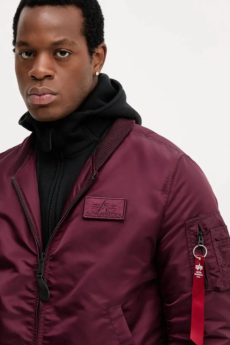 giacca bomber colore granata 183110.608 miniatura 5