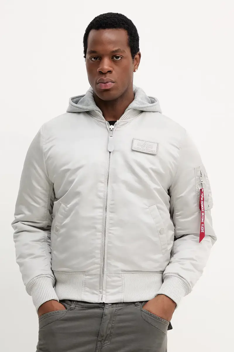 giacca bomber colore grigio 128113.666