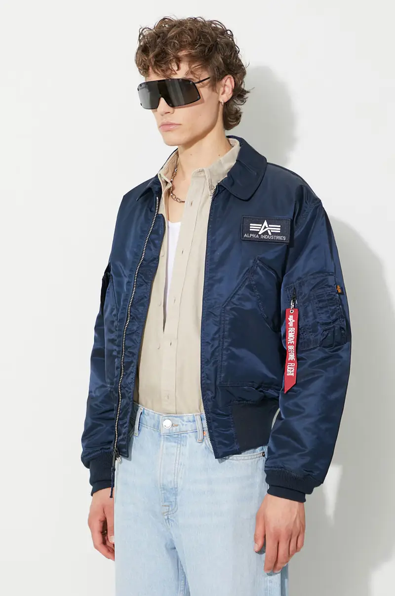 giacca bomber CWU 45 Uomo 100102 07 Blu navy