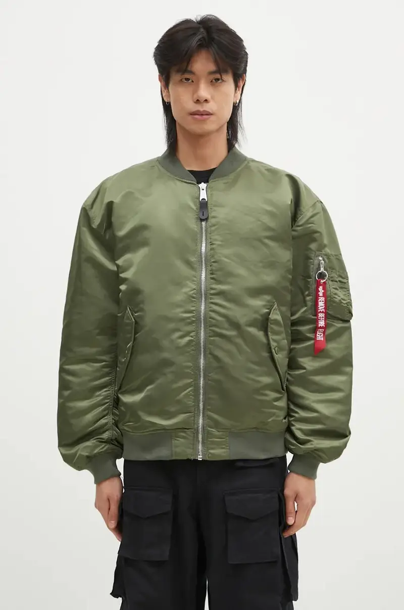 giacca bomber MA-1 CS uomo colore verde 136136
