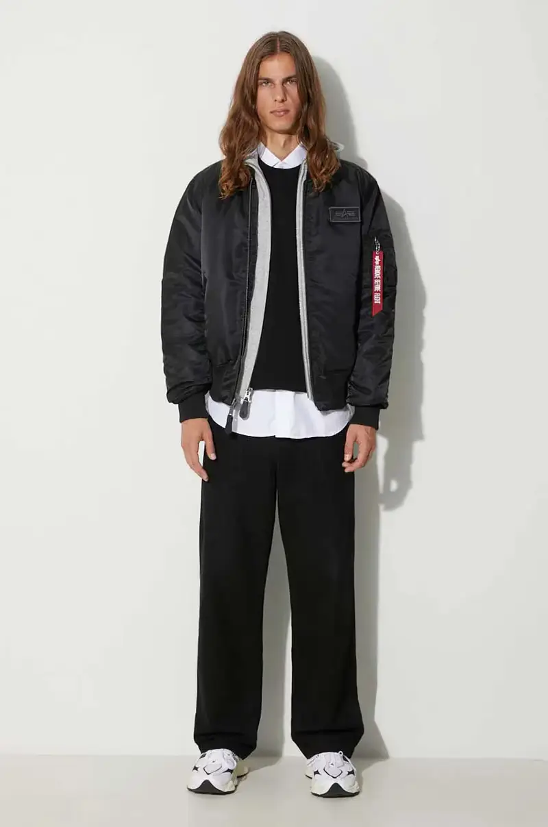 giacca bomber MA-1 D-Tec uomo 183110.03 Nero miniatura 2