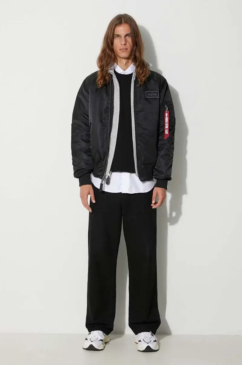 giacca bomber MA-1 D-Tec uomo 183110.03 Nero miniatura 2