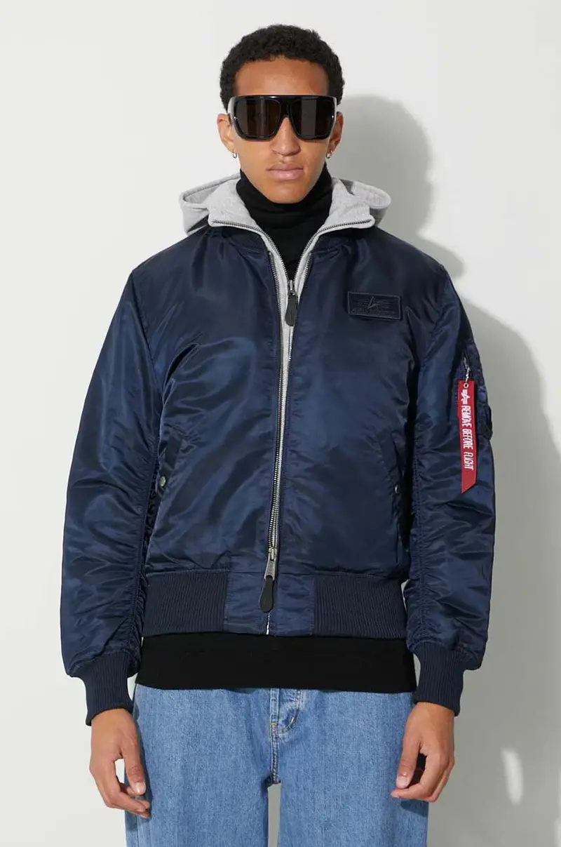 giacca bomber MA-1 D-Tec uomo 183110.07 Blu