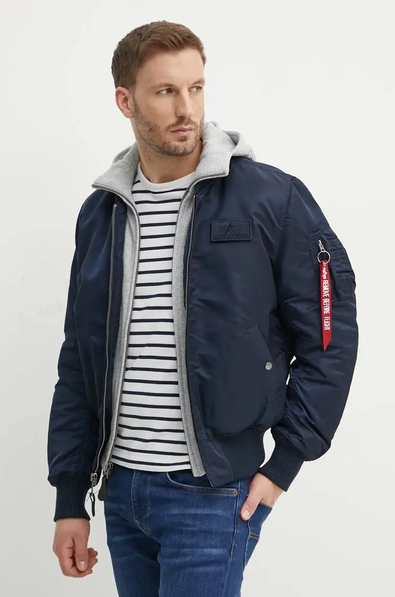 giacca bomber MA-1 D-Tec uomo 183110.07 Blu